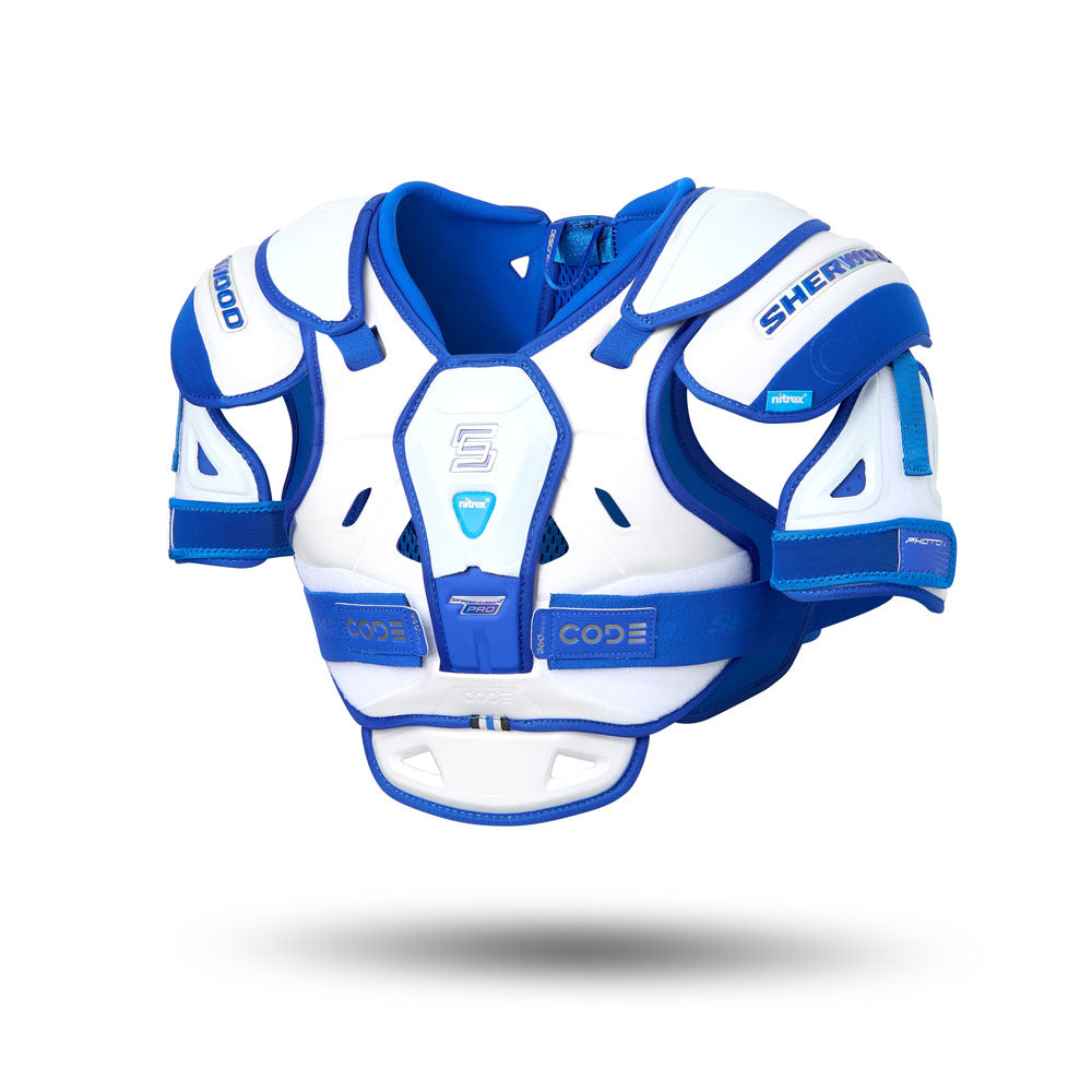 Sherwood Code Photon Pro Junior Hockey Shoulder Pads