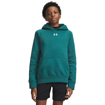 Under Armour Rival Boy's Green Hoodie