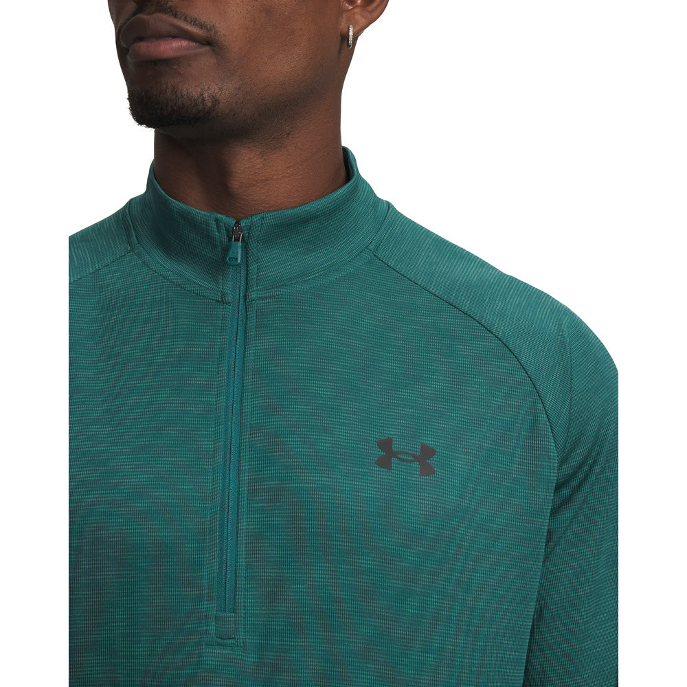 Under Armour Tech Textured Men's Green 1/2 Zip