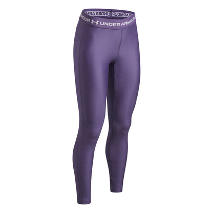 Under Armour Heatgear Girls Purple Leggings