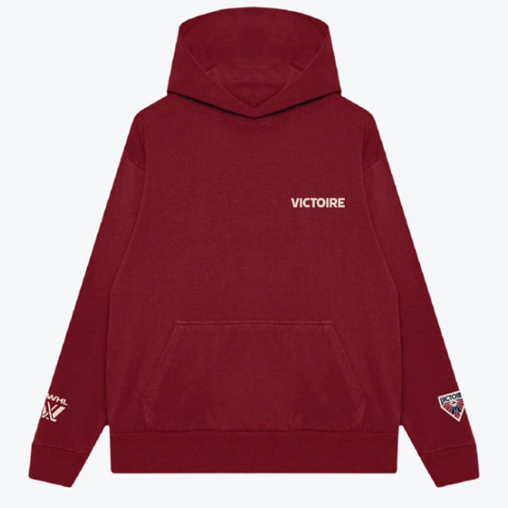 Peace Collective Montreal Victoire Maroon Heavyweight Hoodie