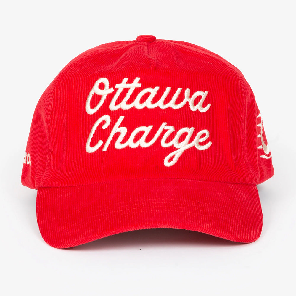Peace Collective Ottawa Charge Red Corduroy Hat