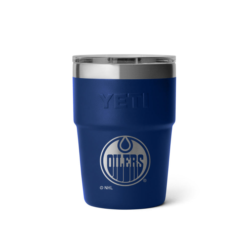 Yeti Rambler 16 OZ Edmonton Oilers Blue Stackable Cup