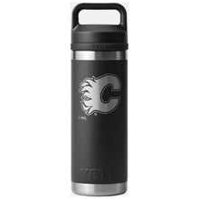 Yeti Rambler 18 OZ Calgary Flames Black Chug Bottle