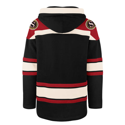 47 Brand Ottawa Senators Lacer Black Hoodie