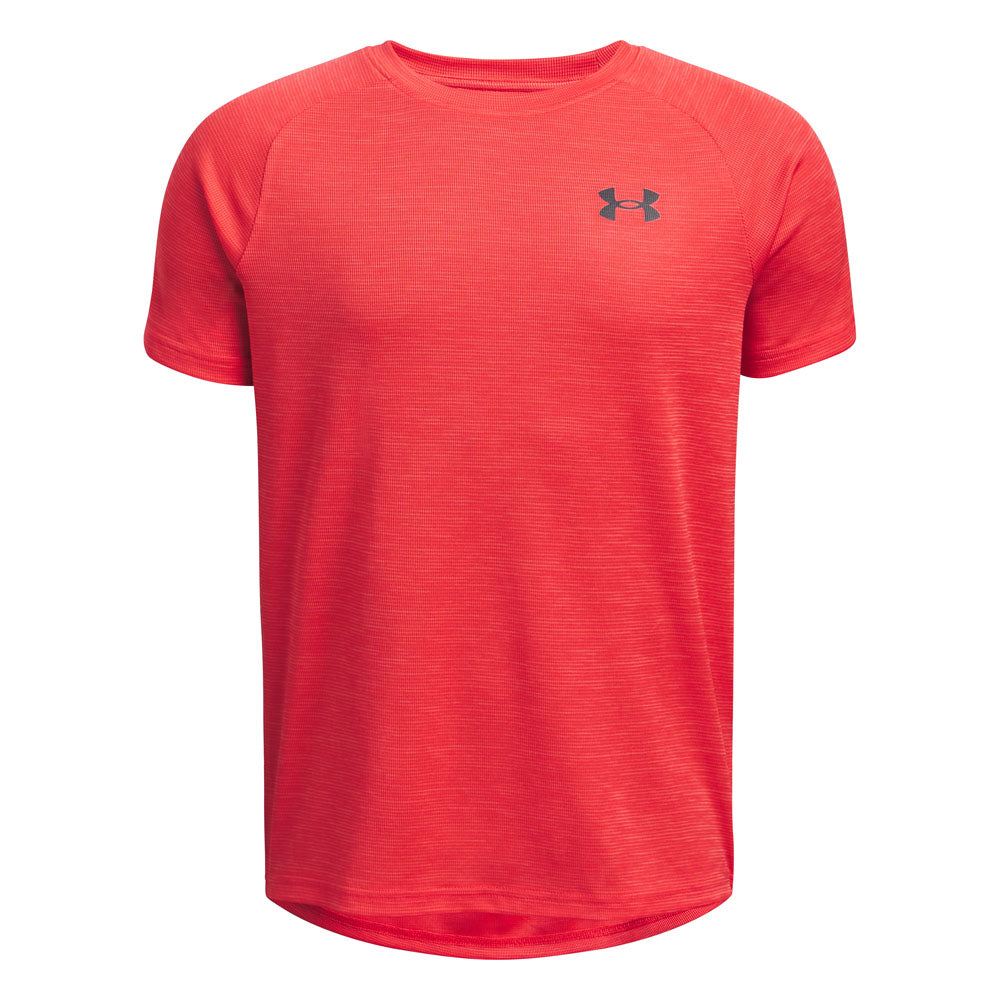 Under Armour Tech Textured Boy's Red T Shirt
