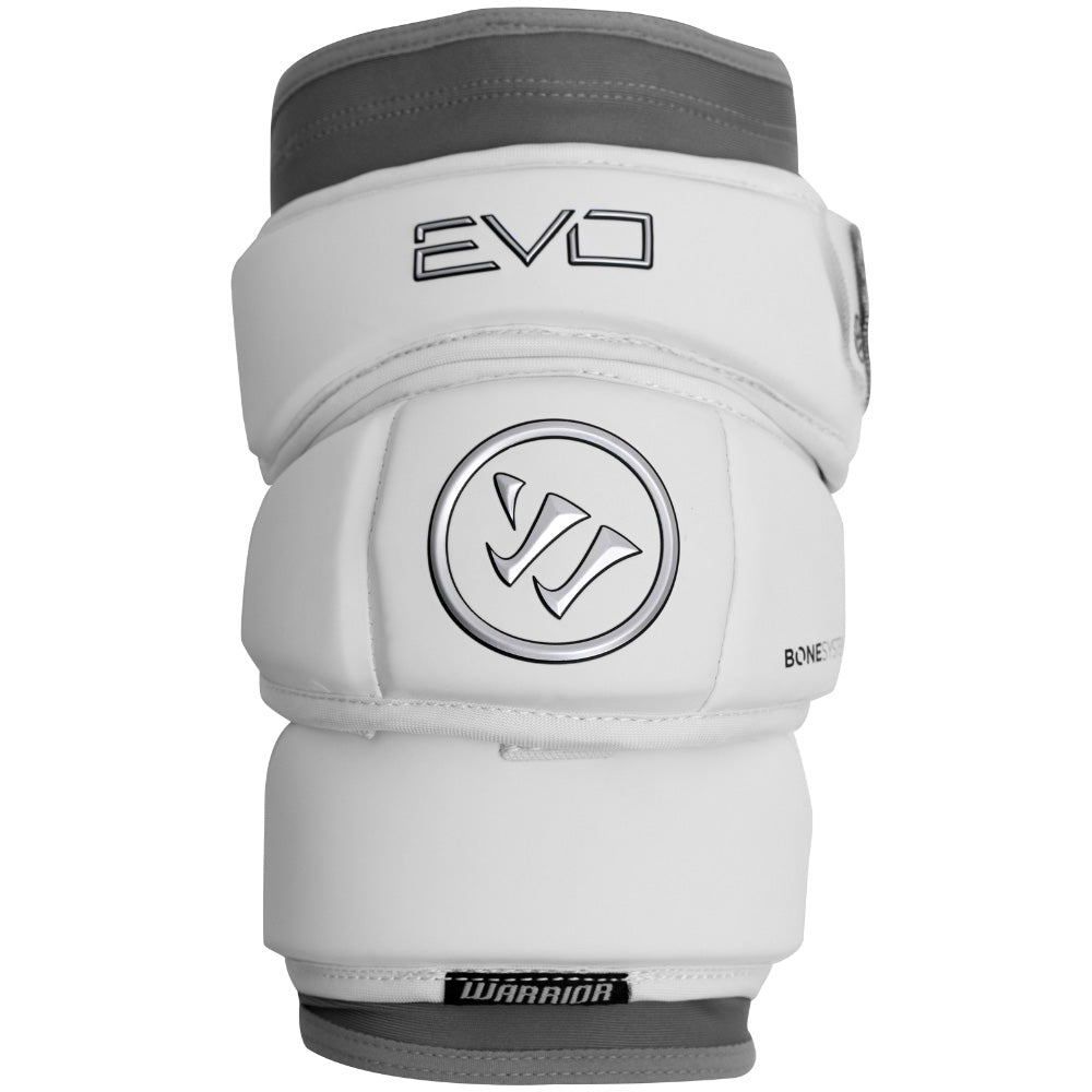 Warrior Evo White Lacrosse Elbow Pads