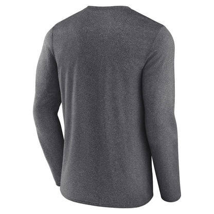 Vegas Golden Knights Long Sleeve Crew Neck T-Shirt Charcoal