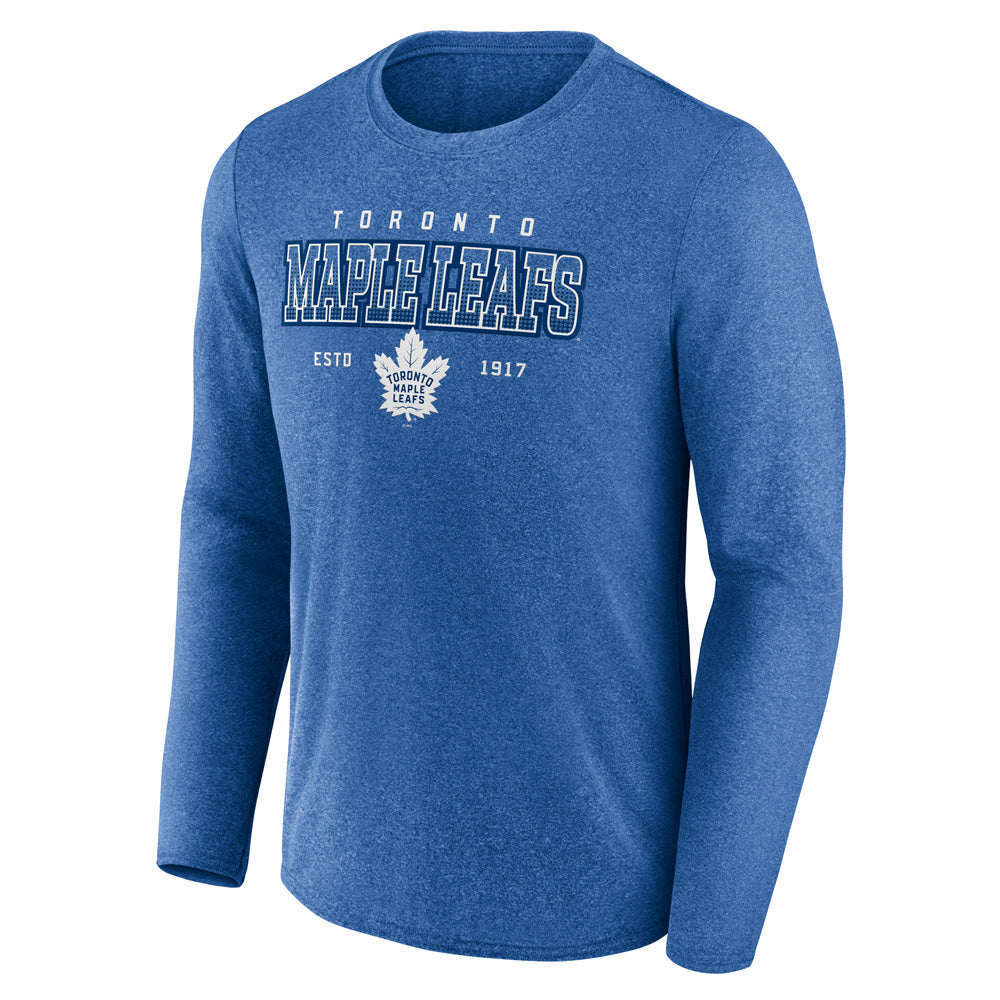 Toronto Maple Leafs Long Sleeve Crew Neck Tee Royal Blue