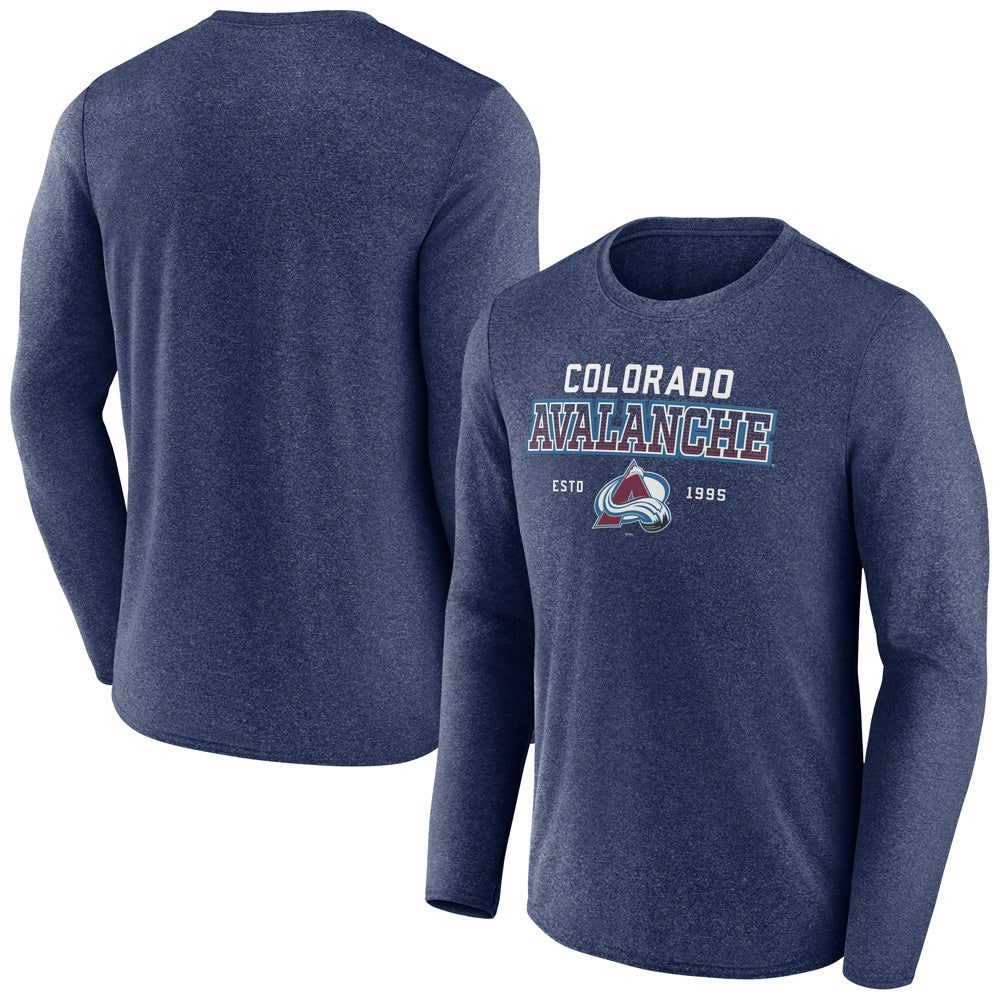 Avalanche Long Sleeve Crew Neck Tee Navy Blue