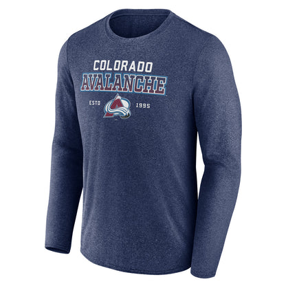 Avalanche Long Sleeve Crew Neck Tee Navy Blue