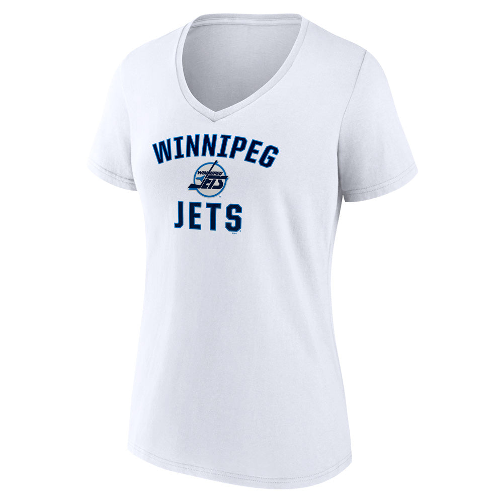 FANATICS WINNIPEG JETS WOMENS WHITE T-SHIRT