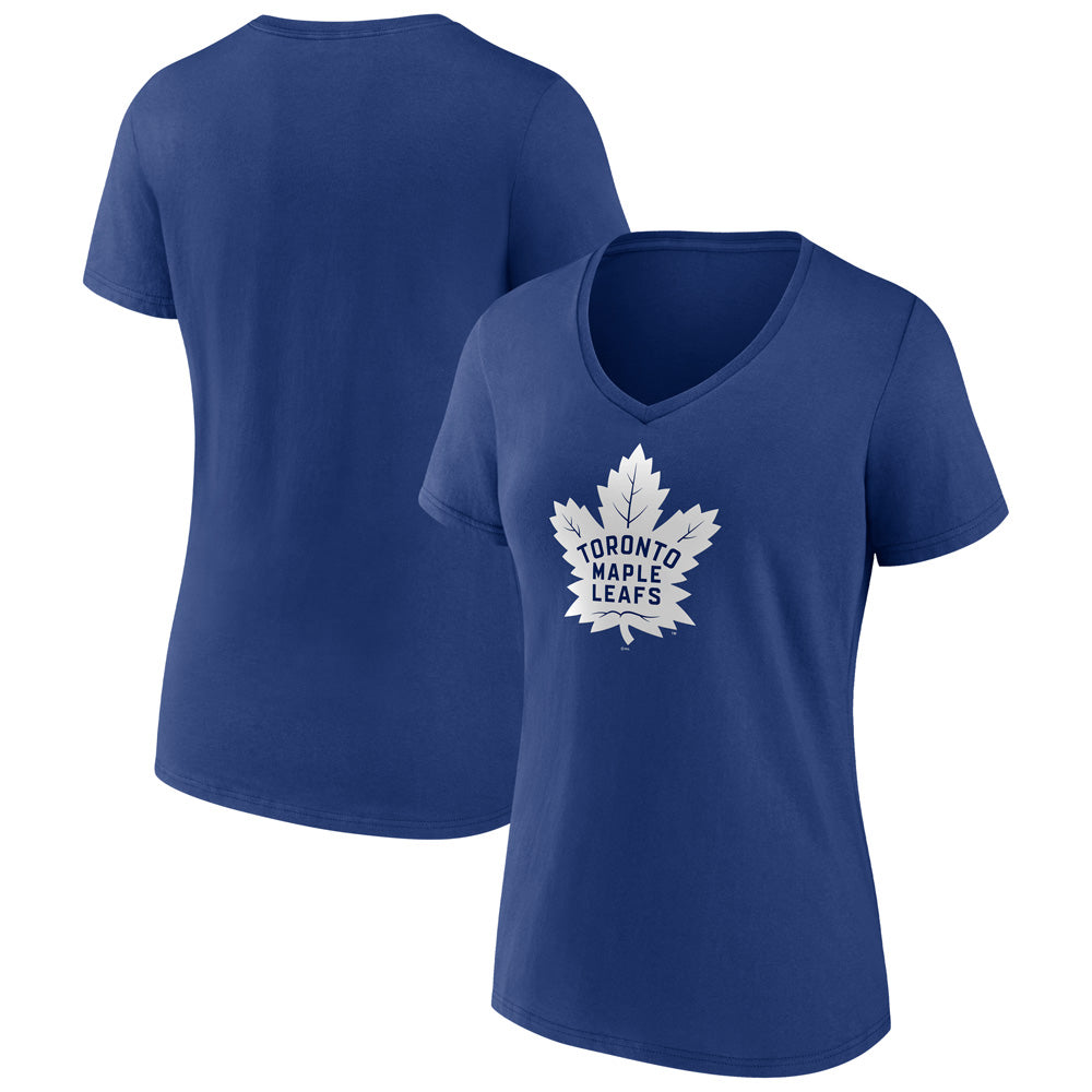 Fanatics Toronto Maple Leafs Primary Logo Women's Blue T Shirt