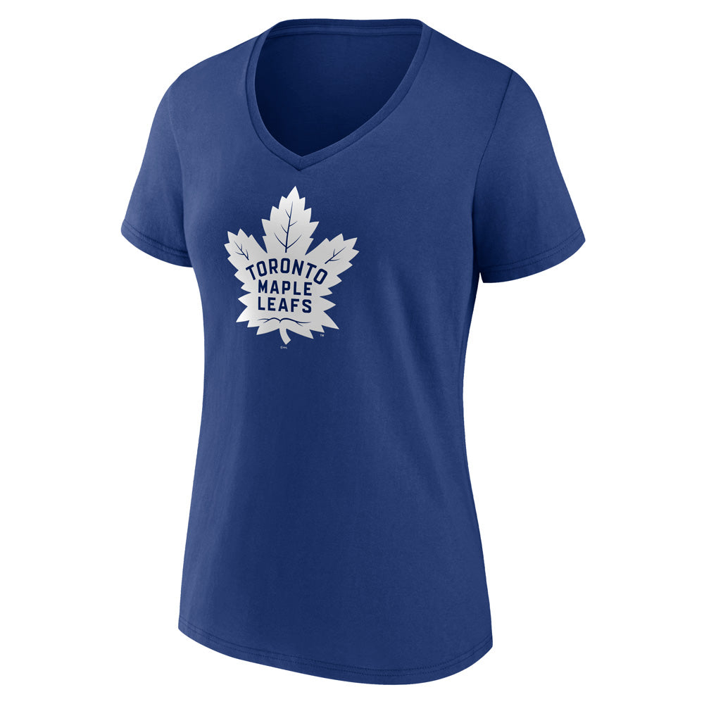Fanatics Toronto Maple Leafs Primary Logo Women's Blue T Shirt