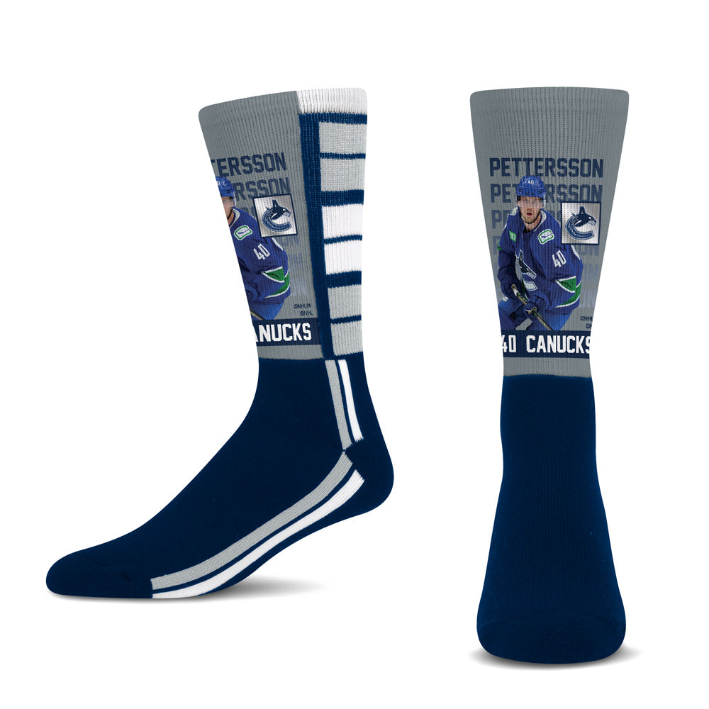 Nssi Vancouver Canucks Elias Pettersson Finigan Sock