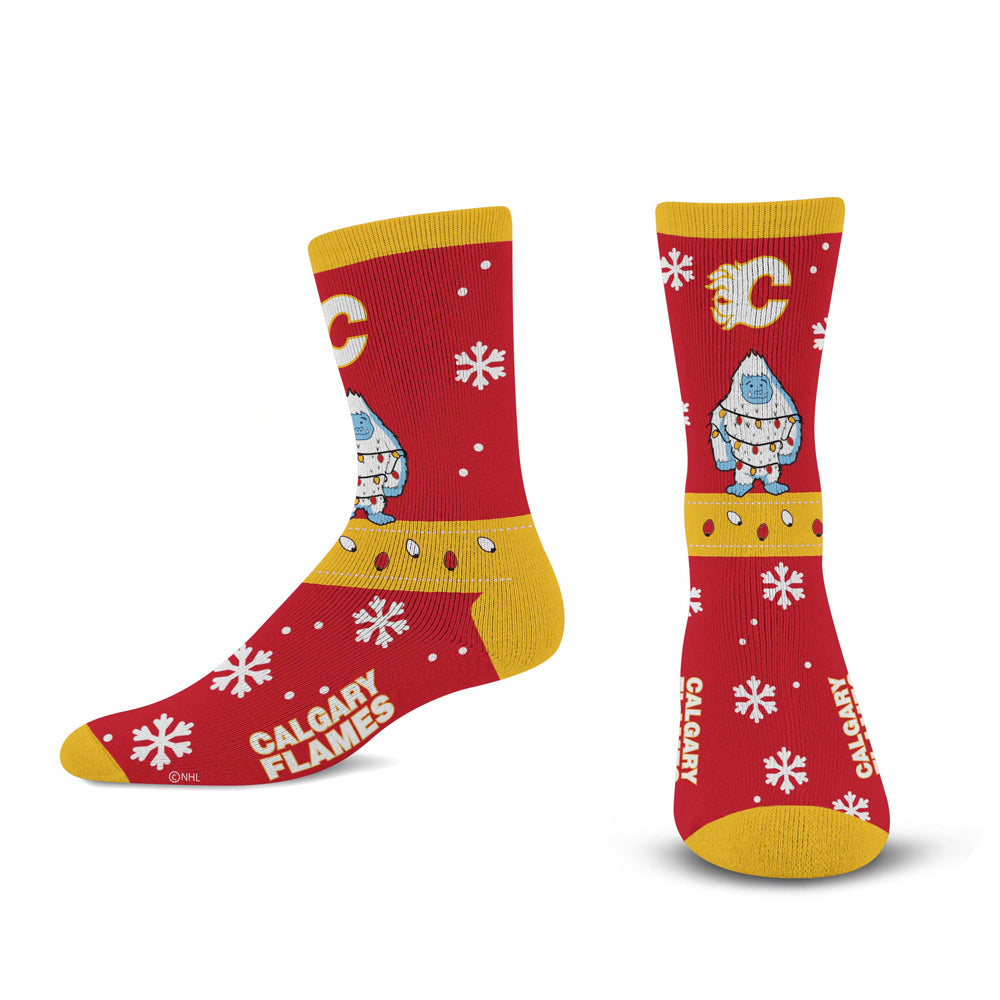 Calgary Flames Team Christmas Socks
