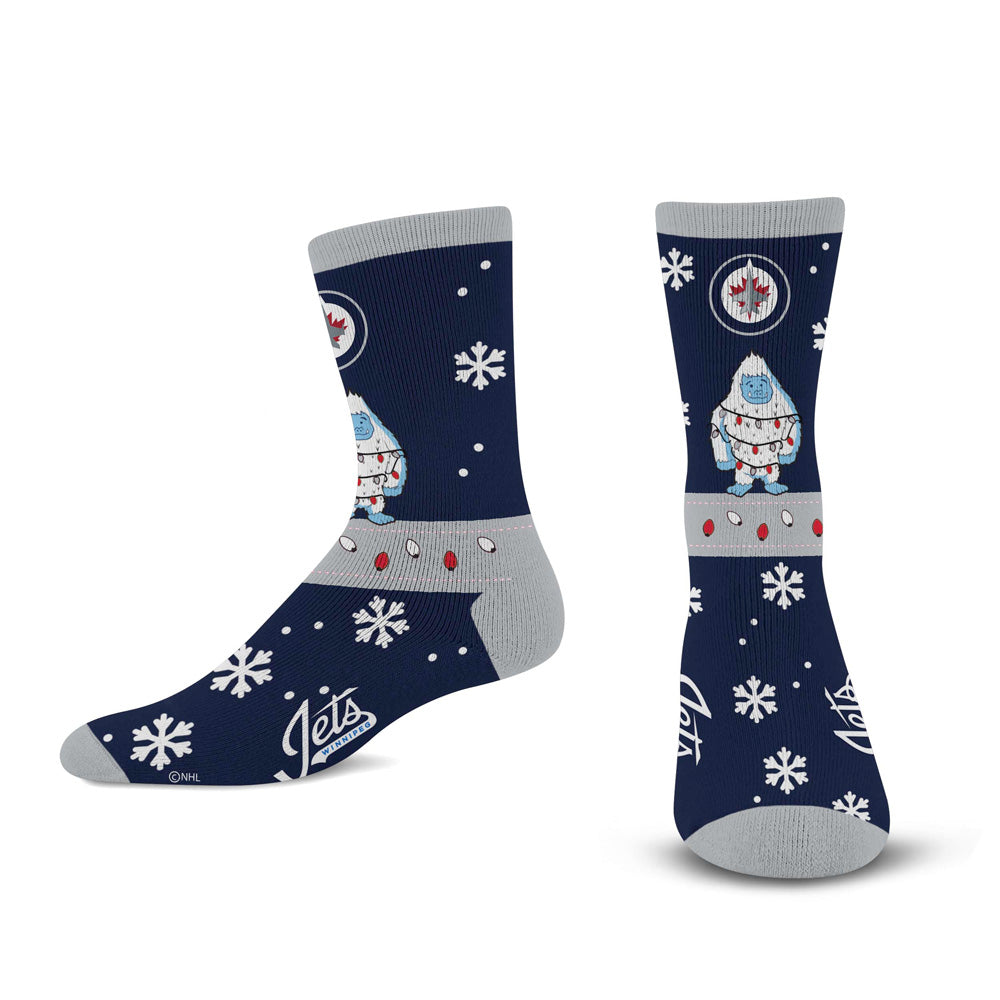 Winnipeg Jets NHL Team Christmas Socks