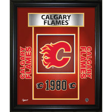 CALGARY FLAMES 10X12 TEAM FRAME