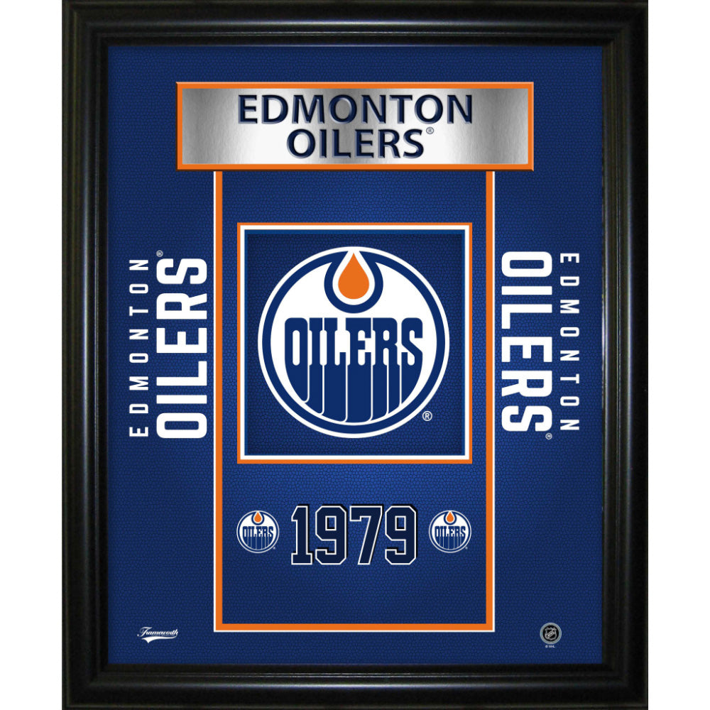 EDMONTON OILERS 10X12 TEAM FRAME