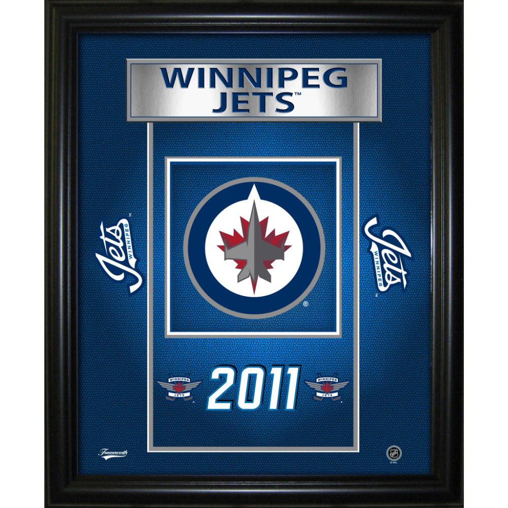 WINNIPEG JETS 10X12 TEAM FRAME