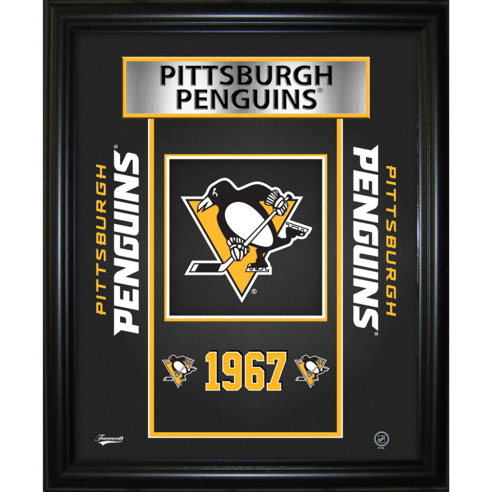 PITTSBURGH PENGUINS 10X12 LOGO FRAME