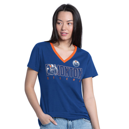 Women's Edmonton Oilers Starter Best Team Short Sleeve T-Shirt