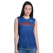 Women's Edmonton Oilers Starter Close Call Sleeveless Top