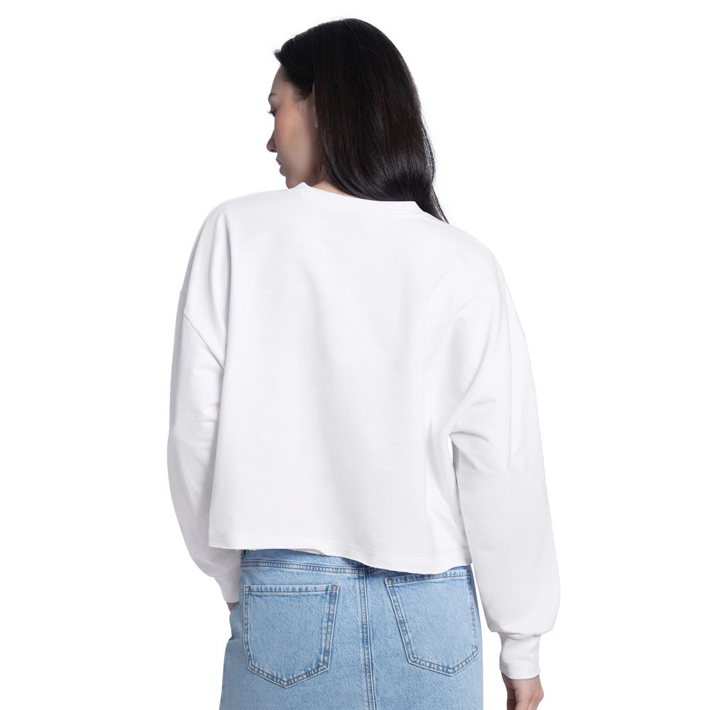 Starter Toronto Maple Leafs Women's Cropped White Crew Shirt
