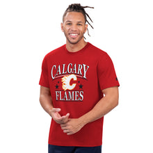 Starter Calgary Flames Holiday Men's Red T Shirt