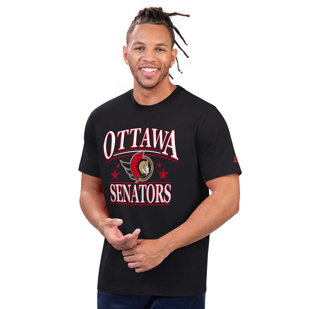 Starter Ottawa Senators Holiday Men's Black T Shirt
