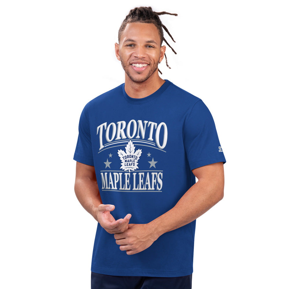 Starter Toronto Maple Leafs Holiday Men's Blue T Shirt
