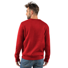 Starter Calgary Flames Holiday Men's Red Crewneck Sweater