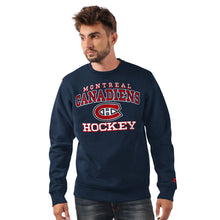 Starter Montreal Canadiens Holiday Men's Navy Crewneck Sweater