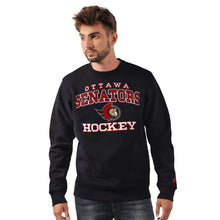 Starter Ottawa Senators Holiday Men's Black Crewneck Sweater