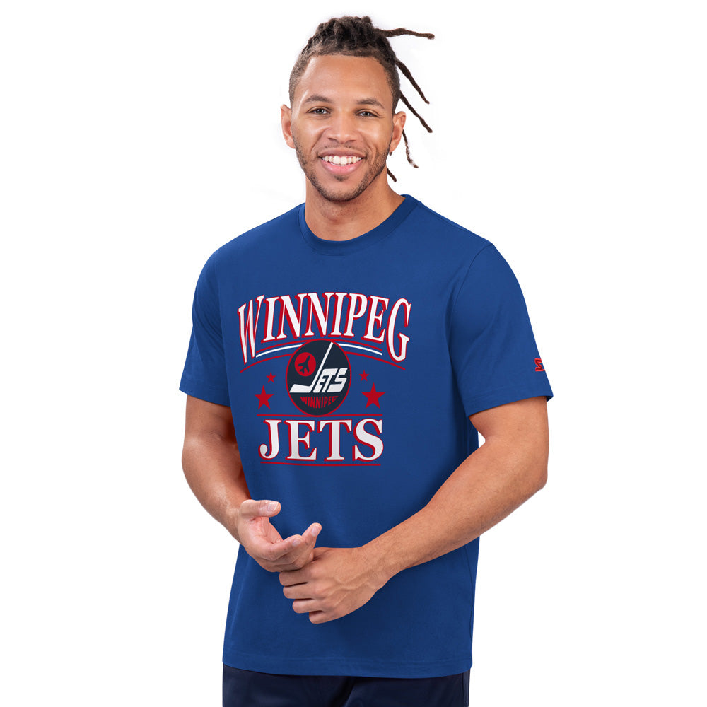 Starter Winnipeg Jets Holiday Men's Blue T Shirt