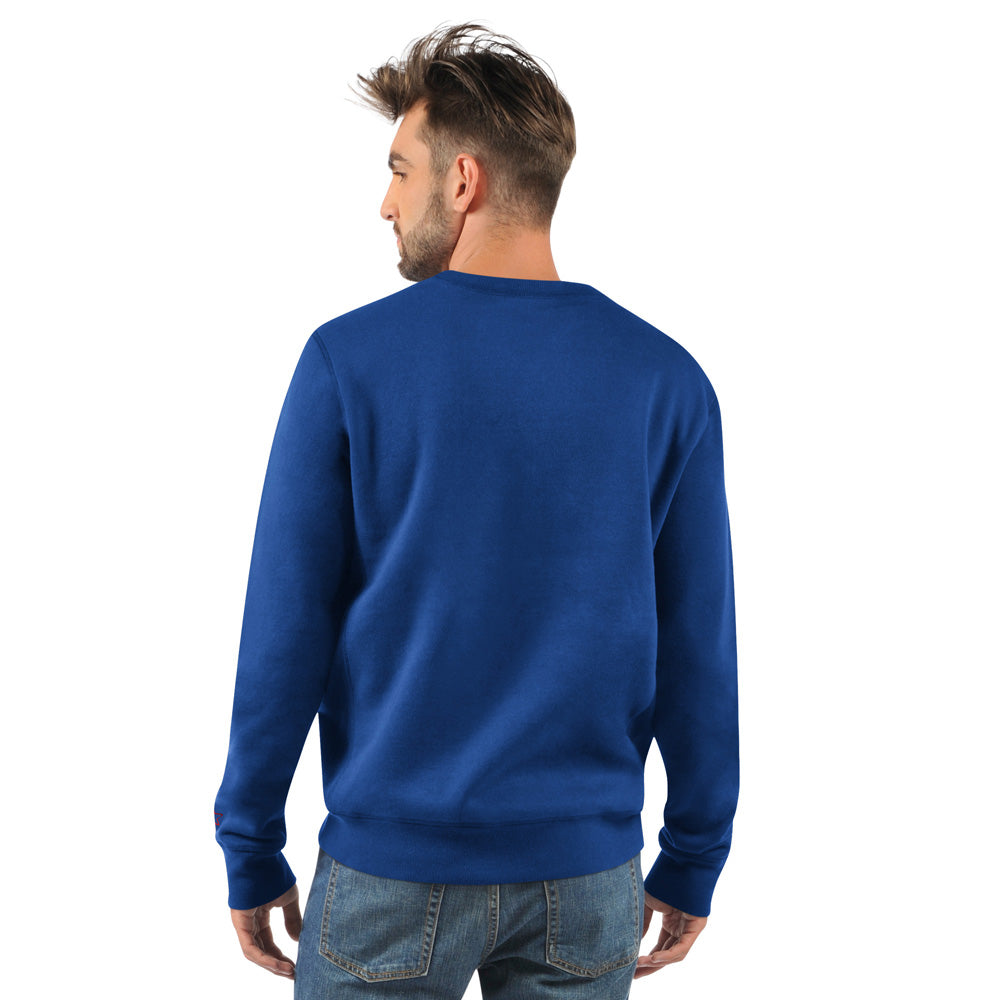 Starter Winnipeg Jets Holiday Men's Blue Crewneck Sweater