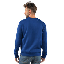 Starter Winnipeg Jets Holiday Men's Blue Crewneck Sweater