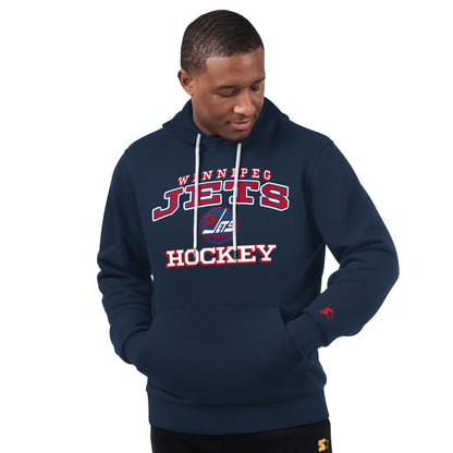 Starter Winnipeg Jets Holiday Men's Navy Hoodie