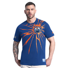 Edmonton Oilers Starter Collison Blue T Shirt