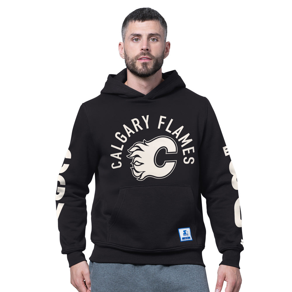 Starter Calgary Flames Handoff Men's Black Hoodie