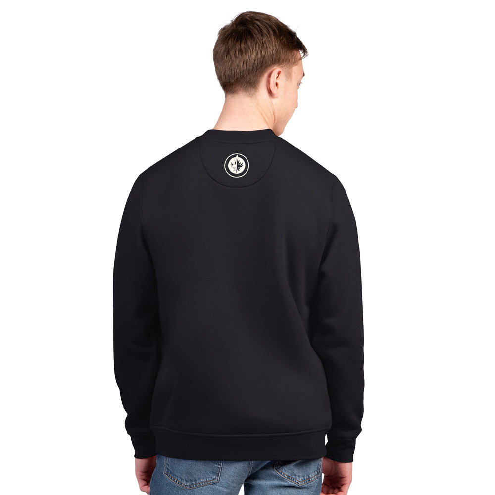 Starter Winnipeg Jets Assist Men's Black Crewneck Sweater