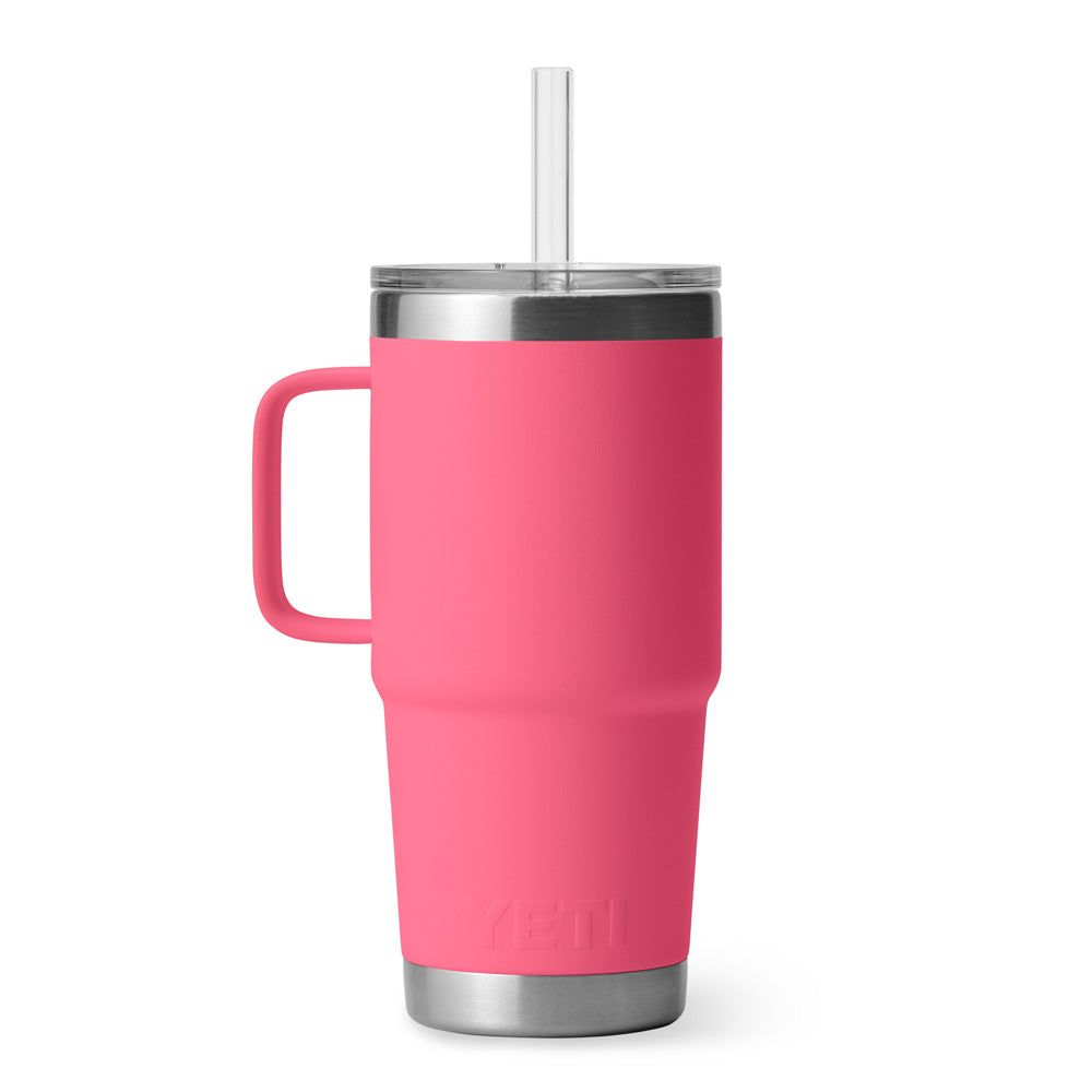 YETI RAMBLER 25 OZ STRAW MUG - TROPICAL PINK