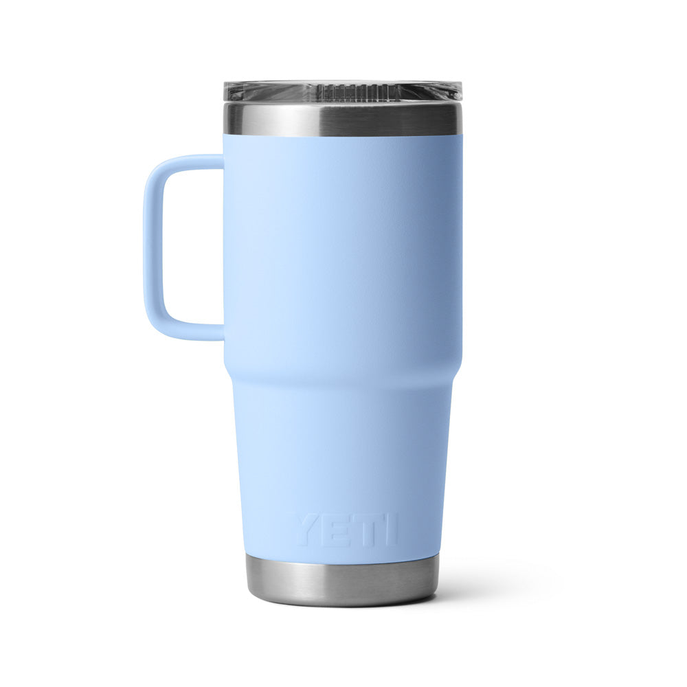 YETI RAMBLER 20 OZ BIG SKY BLUE TRAVEL MUG