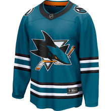 San Jose Sharks Breakaway Home Jersey Teal