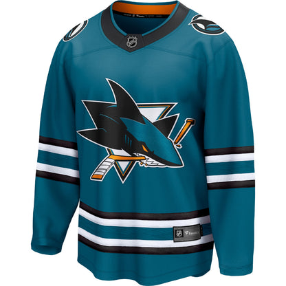 San Jose Sharks Breakaway Home Jersey Teal