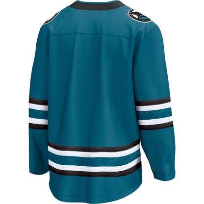 San Jose Sharks Breakaway Home Jersey Teal