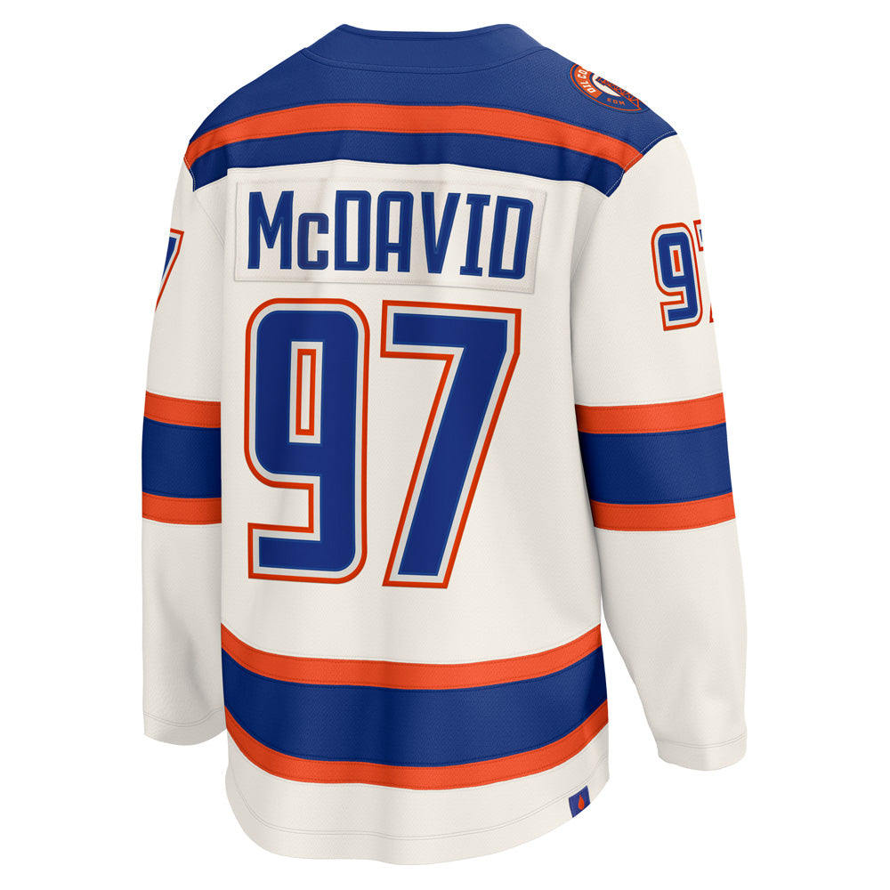 Fanatics Edmonton Oilers Connor McDavid Breakaway Alternate Jersey