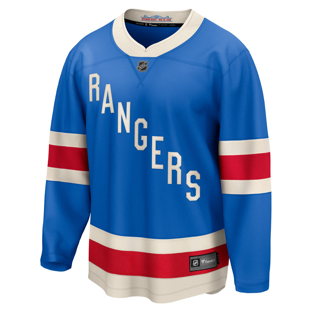 Fanatics New York Rangers Adult Alternate Anniversary Breakaway Jersey