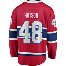Montreal Canadiens Breakaway Lane Hutson Home Jersey Red