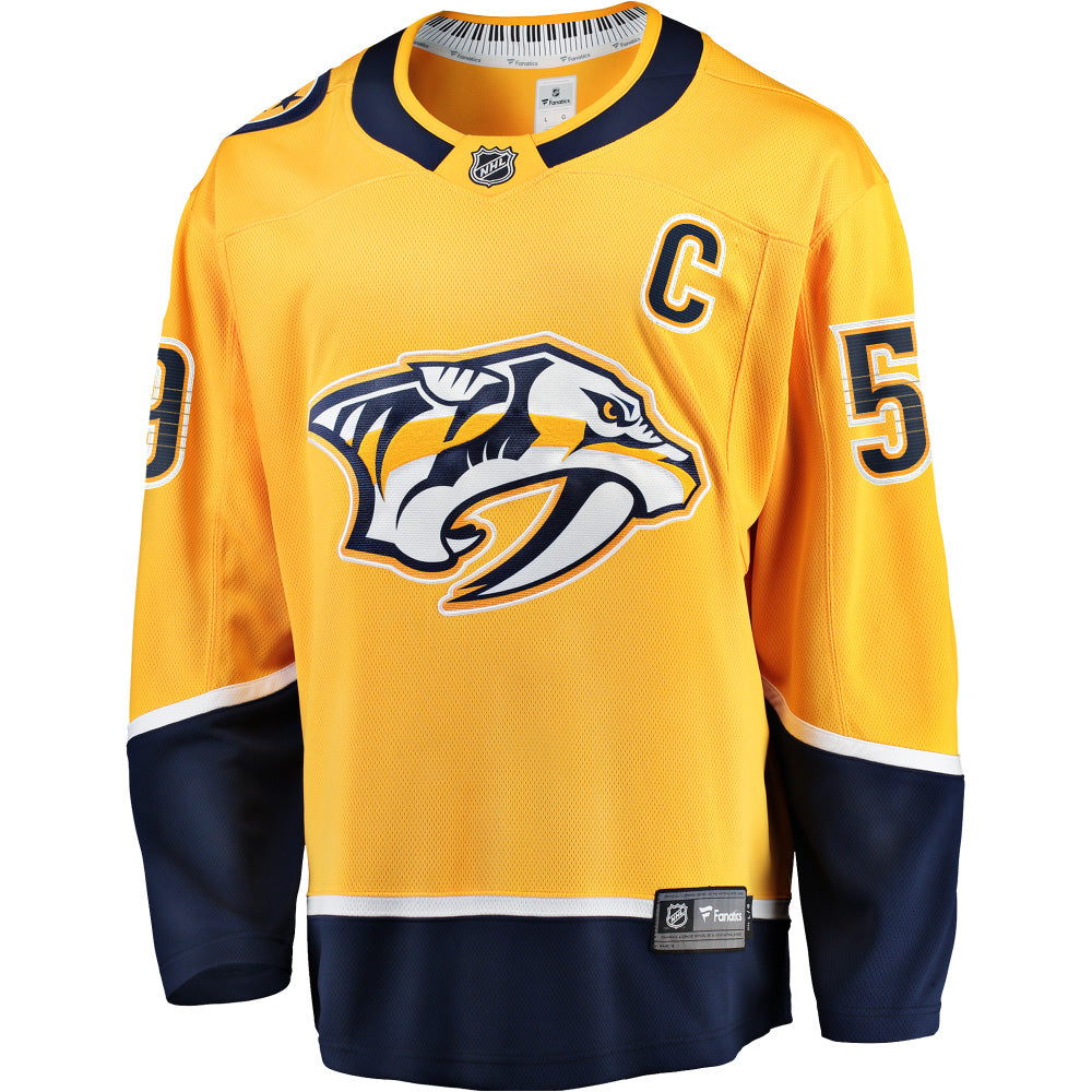 Nashville Predators Roman Josi Breakaway Home Jersey